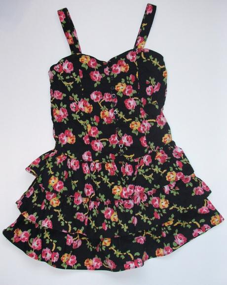 P103 květované šaty vel. 11-12 let, young dimension,152