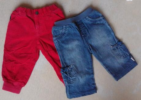 2x manžestráky a džíny - vel.74, 74