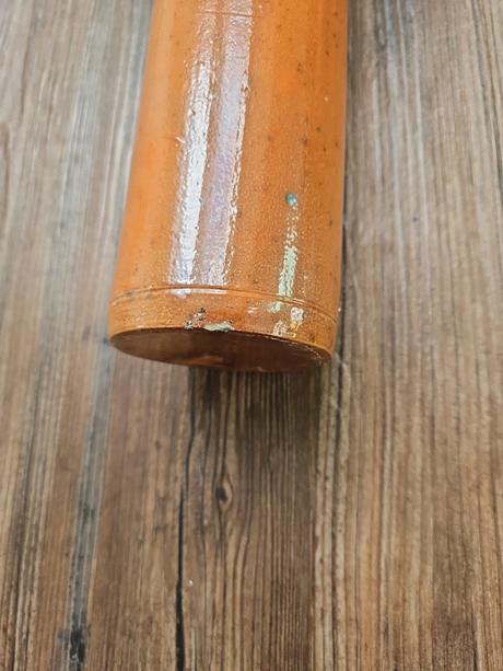 Hliněná keramická hnědá váza výška 30 cm, 