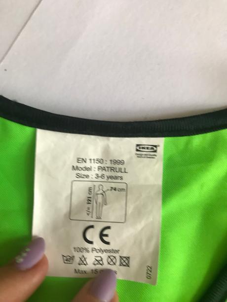 Vesta reflexní - v.3/6 let, ikea