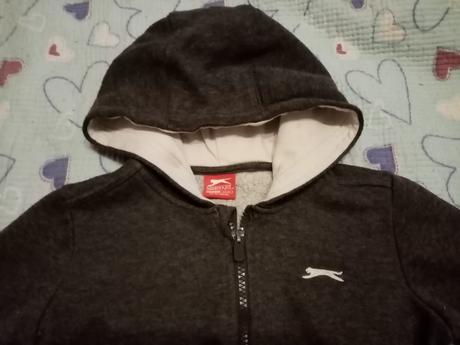 104 šedá mikina s kapucí slazenger, slazenger,104