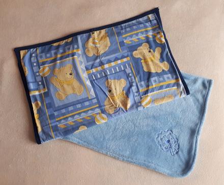 2x modrá deka pro chlapečka, pro kluka,