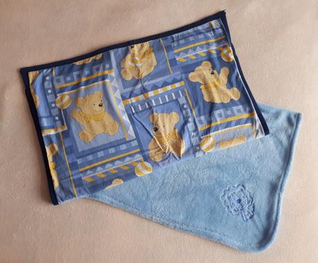 2x modrá deka pro chlapečka, pro kluka,