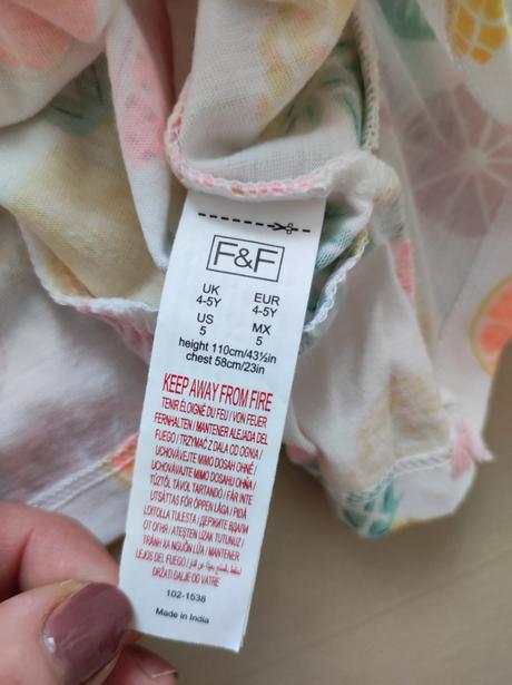 Šaty vel. 110, f&f,110