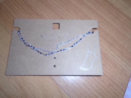 Náramek na nohu na kotník 2ks dvojitý,