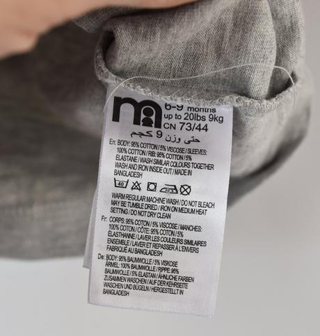 Tričko vel. 6 - 9 m, mothercare,74
