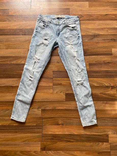 Děrované džíny, vel m možná s/m, denim co, denim co,m