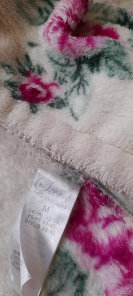 Květovaný dlouhý župan secret, primark