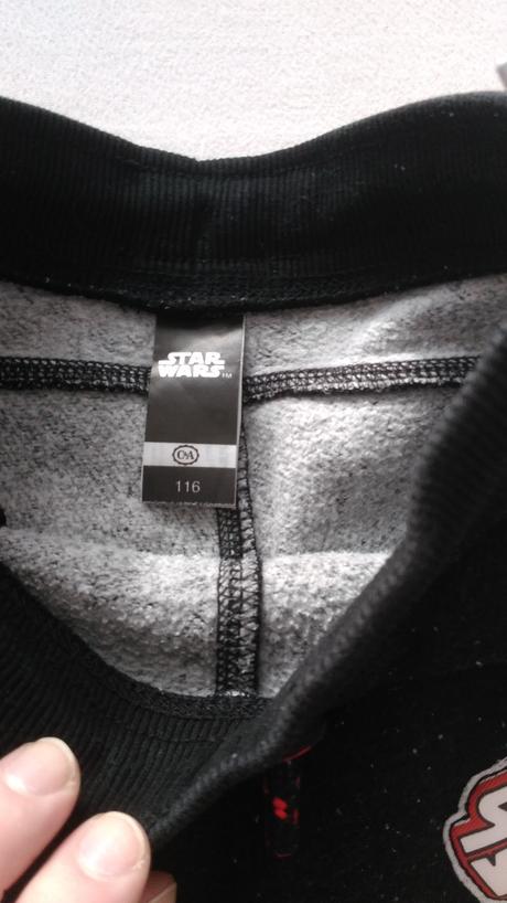 Tepláková souprava star wars vel. 116-122, c&a,116