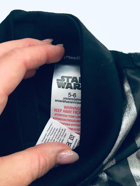 St1/ kostým star wars - v.5/6 let,