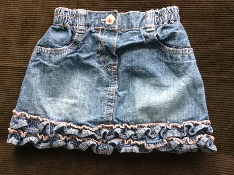 Riflová sukýnka zn. next, next,80