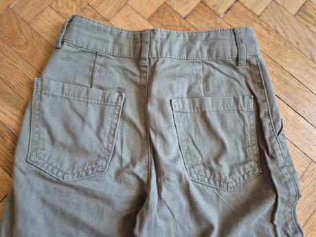 2x plátěné kalhoty, 128