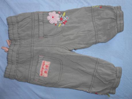 Kalhoty s bavlněnou podšívkou, marks & spencer,80