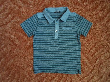 Modré tričko triko polo límeček george, george,98