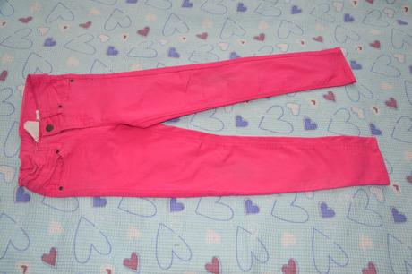 Elastické džíny rifle s regulací v pase, h&m,134