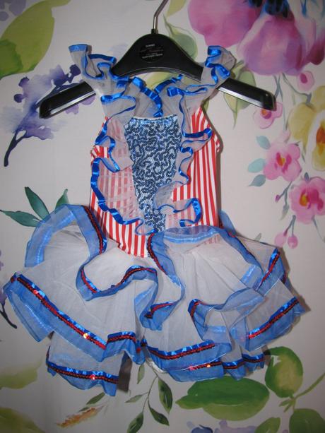 Kostým - taneční šaty, tanečních soutěží vel.92/98, 98