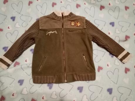 104 khaki mikina, h&m,104