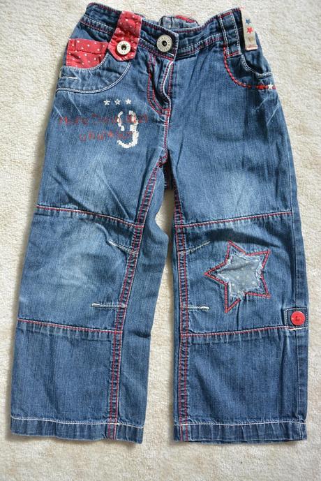 Hvězdičkový komplet mikina a džíny, next,98