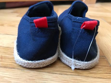 Espadrilky slip-on plátěnky, h&m,34