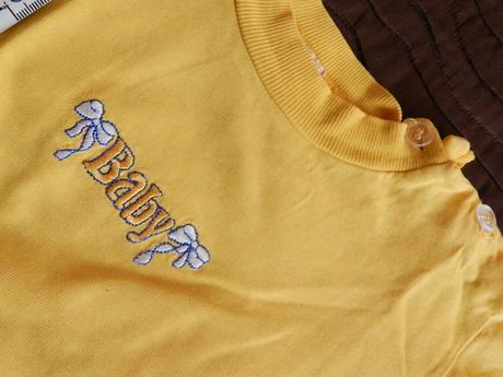 Triko dlouhý rukáv žluté, 74