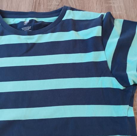 Chlapecké triko krátký rukáv proužek h&m, h&m,158