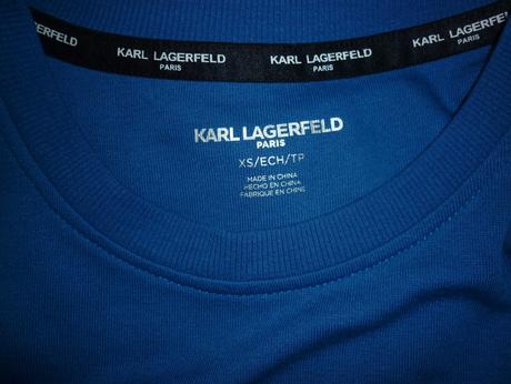 Dámská modrá mikina karl lagerfeld, xs