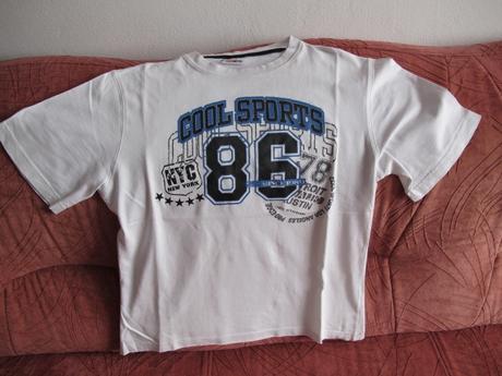 Bílé tričko s nápisem dognose , takko,158