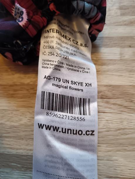 Nové zimní palcové rukavice unuo snow květiny vel., unuo,l