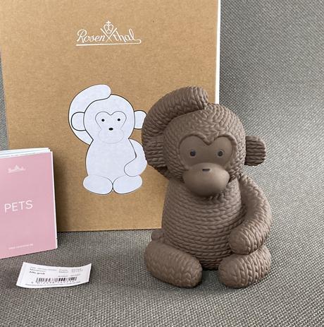 Rosenthal porcelánová soška opice gordon, 11 cm,