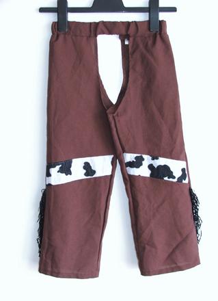 R63 kovbojské kalhoty vel. 4-6 let, 