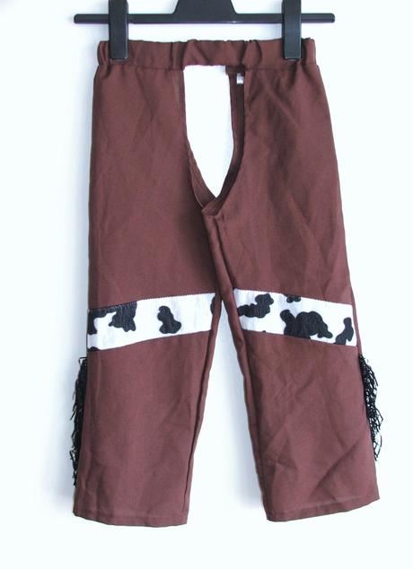 R63 kovbojské kalhoty vel. 4-6 let,