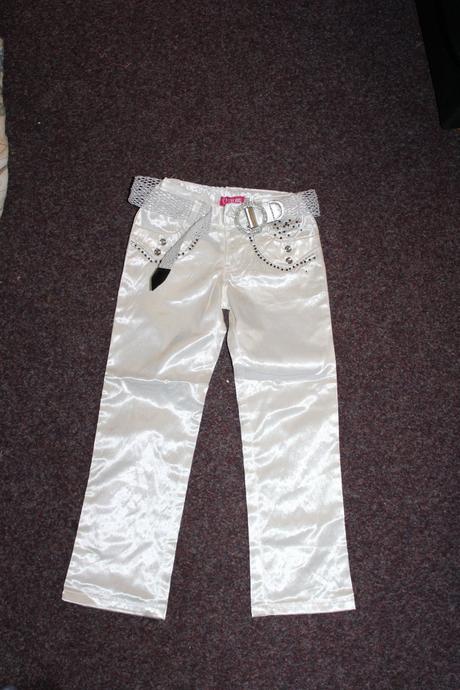 Kalhoty stříbrné, 128