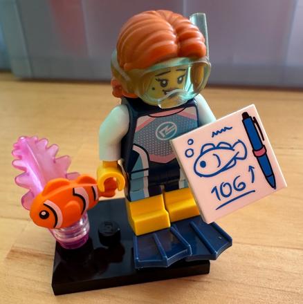 Lego mořská bioložka,
