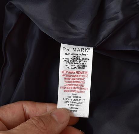 Přechodová bunda vel. 12 - 13 let, primark,158