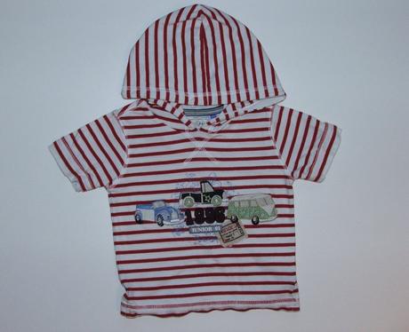 H767 chlapecké triko s kapucí vel. 92, debenhams,92