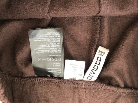 Tepláky / joggingové kalhoty v hnědé barvě xxs, h&m,32