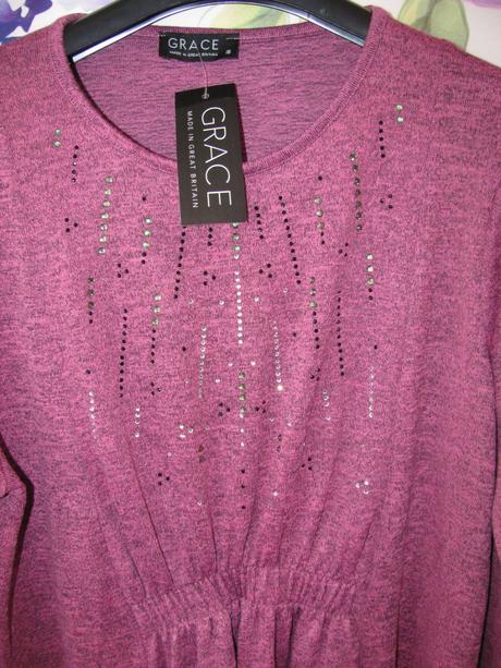 Těhotenské šaty z pleteniny grace, 46