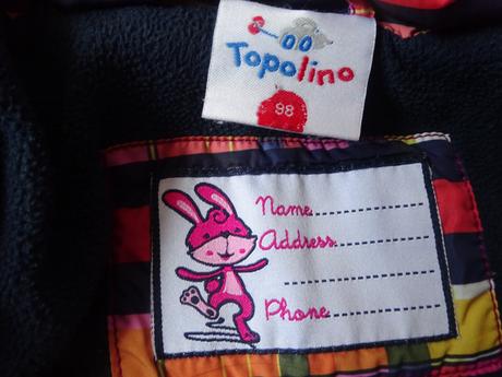 Zimní bunda, vel. 98, topolino,98