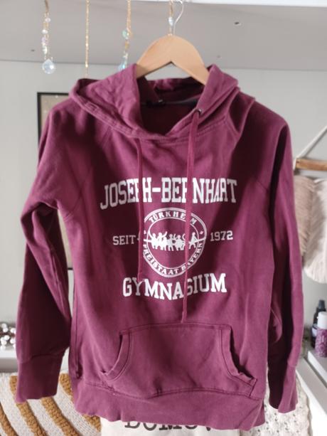 Vínová mikina 158/164, xs/s, 164