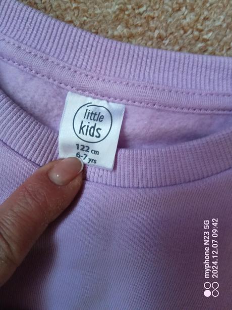 Crop-top mikina zn."little kids" vel."122", 122