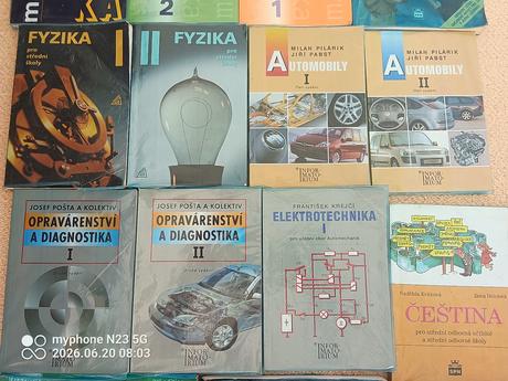 Literatura "automechanik opravář" na 3lety obor",