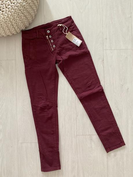 Strečové skinny kalhoty, vel. xs - m, 34 - xs