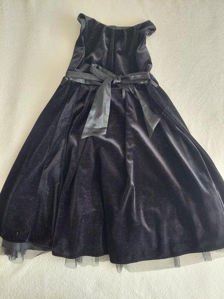 Černé sametové šaty george, george,134