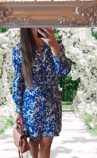 H&m halenkové květinové šaty, h&m,40
