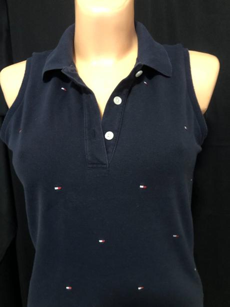 Modrá dámská polokošile, tommy hilfiger,38