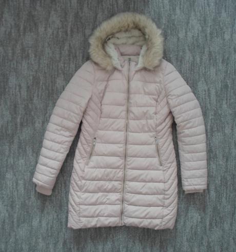 Růžová bunda bundička s kožíškem, tally weijl,m