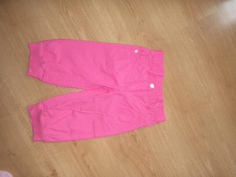 3/4 plátěné kalhoty zn.star girl vel. 92/98 č.292, 92