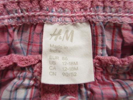 Bavlněná halenka protkaná lesklou nití zn. h&m, h&m,86