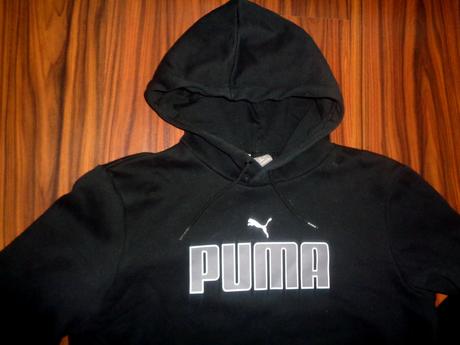 Černá bavlněná mikina puma, puma,s