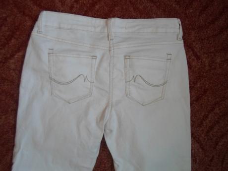 Bílé kalhoty rifle džíny ankle slim 8r next, next,36